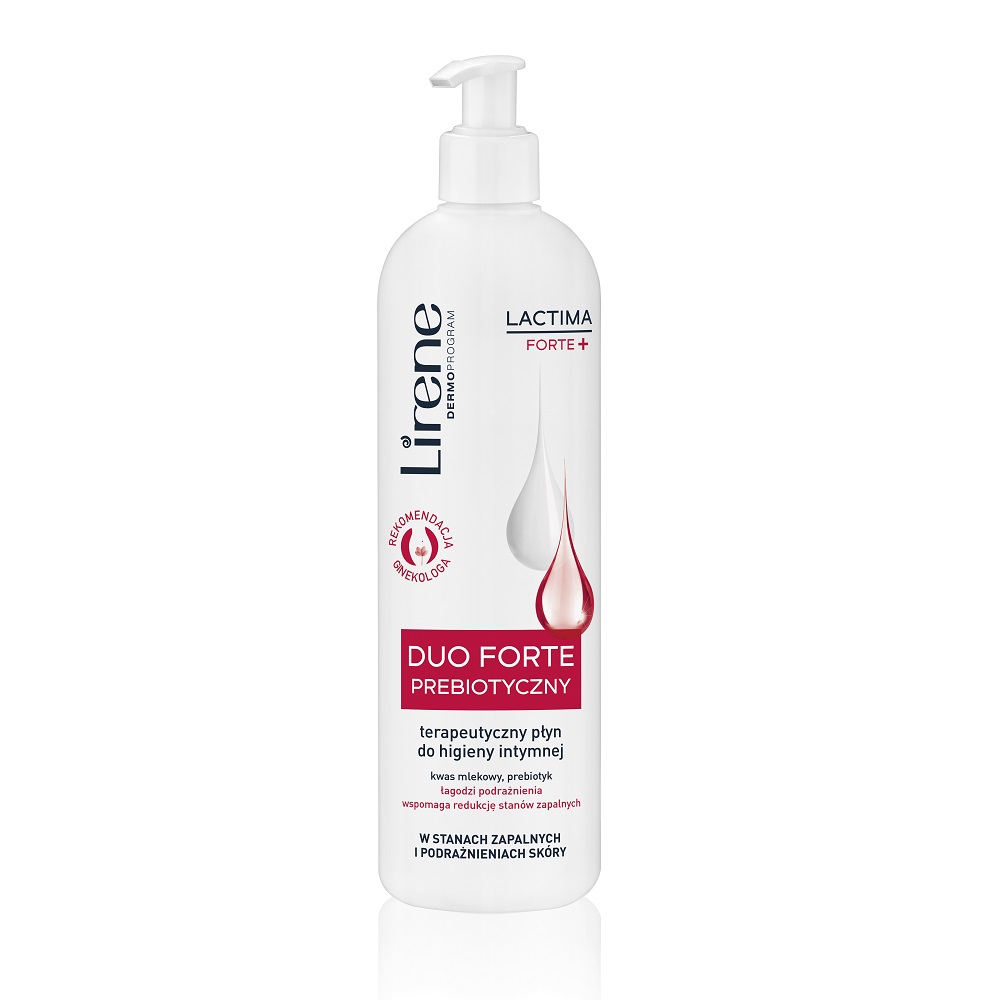21064561693831927 Lactima Duo Forte+ prebiotyczny terapeutyczny płyn do higieny intymnej 350ml - obrazek 1