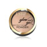 Glow And Go! Bronzing Powder puder brązujący w kamieniu 01