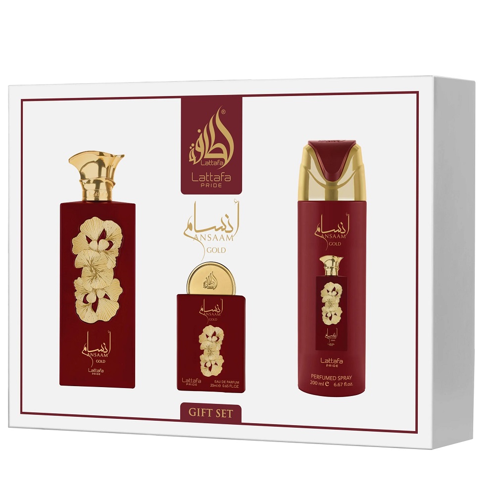 2120081761480807 Ansaam Gold zestaw woda perfumowana spray 100ml + woda perfumowana spray 20ml + dezodorant spray 200ml - obrazek 1
