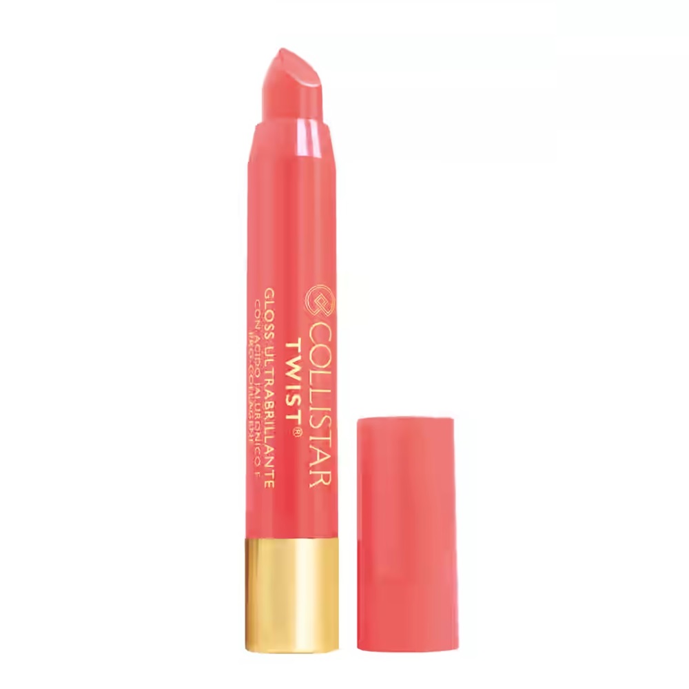 21257131733402688 Twist Ultra Shiny Lip Gloss błyszczyk z kwasem hialuronowym 213 Peach 2.5ml - obrazek 1