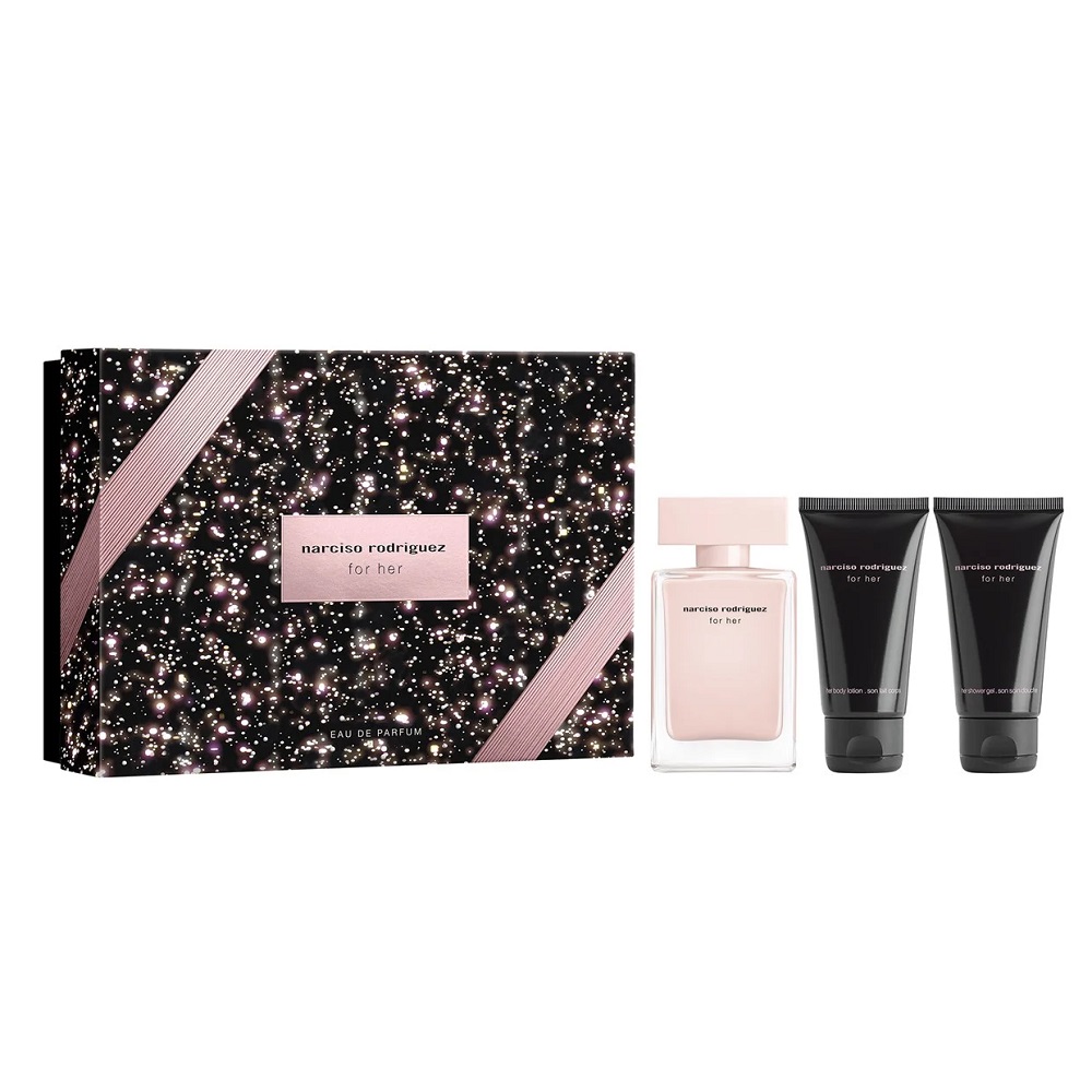 21307131732873070 For Her zestaw woda perfumowana spray 50ml + balsam do ciała 50ml + żel pod prysznic 50ml - obrazek 1