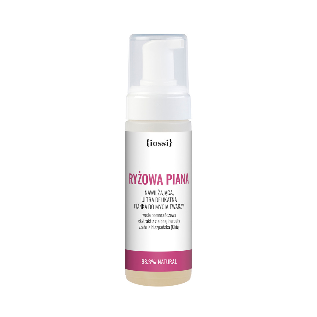 21431221610622519 Ryżowa Piana nawilżająca delikatna pianka do mycia twarzy 150ml - obrazek 1