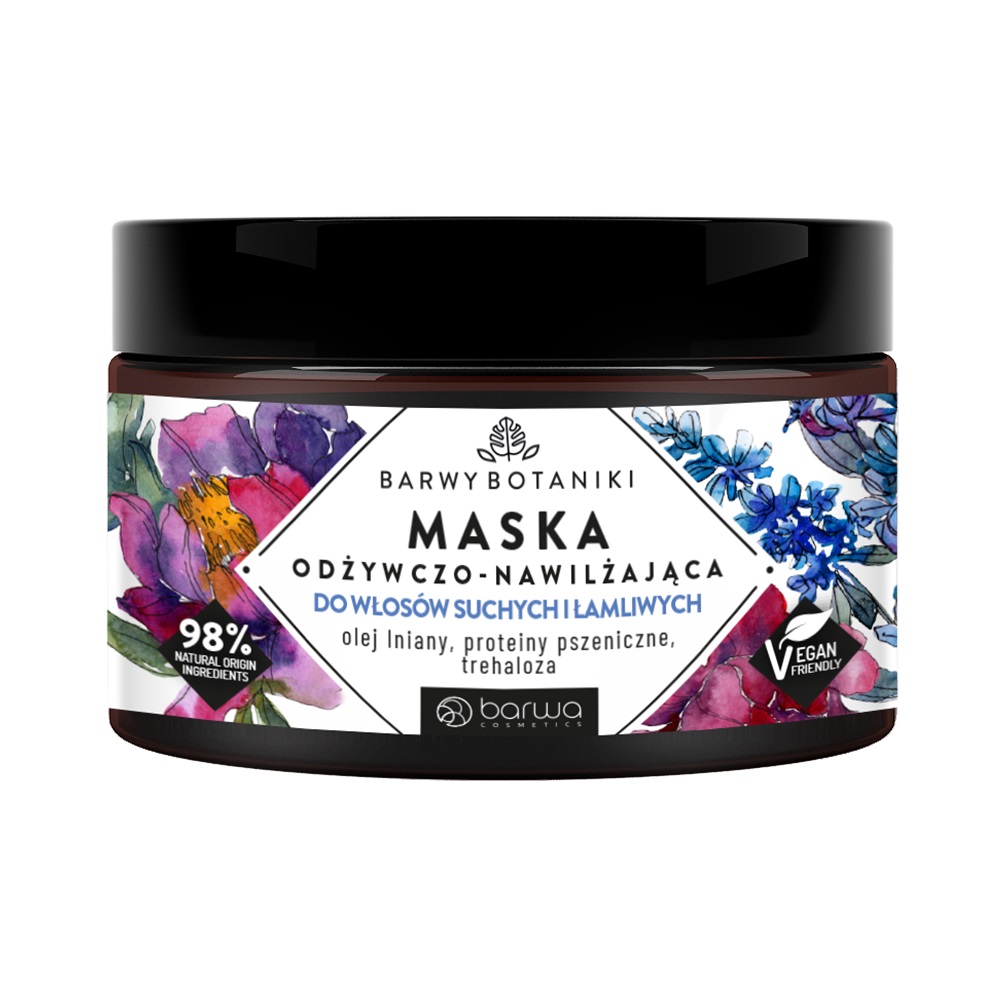 21443661678357488 Barwy Botaniki maska odżywczo-nawilżająca do włosów suchych i łamliwych 220ml - obrazek 1