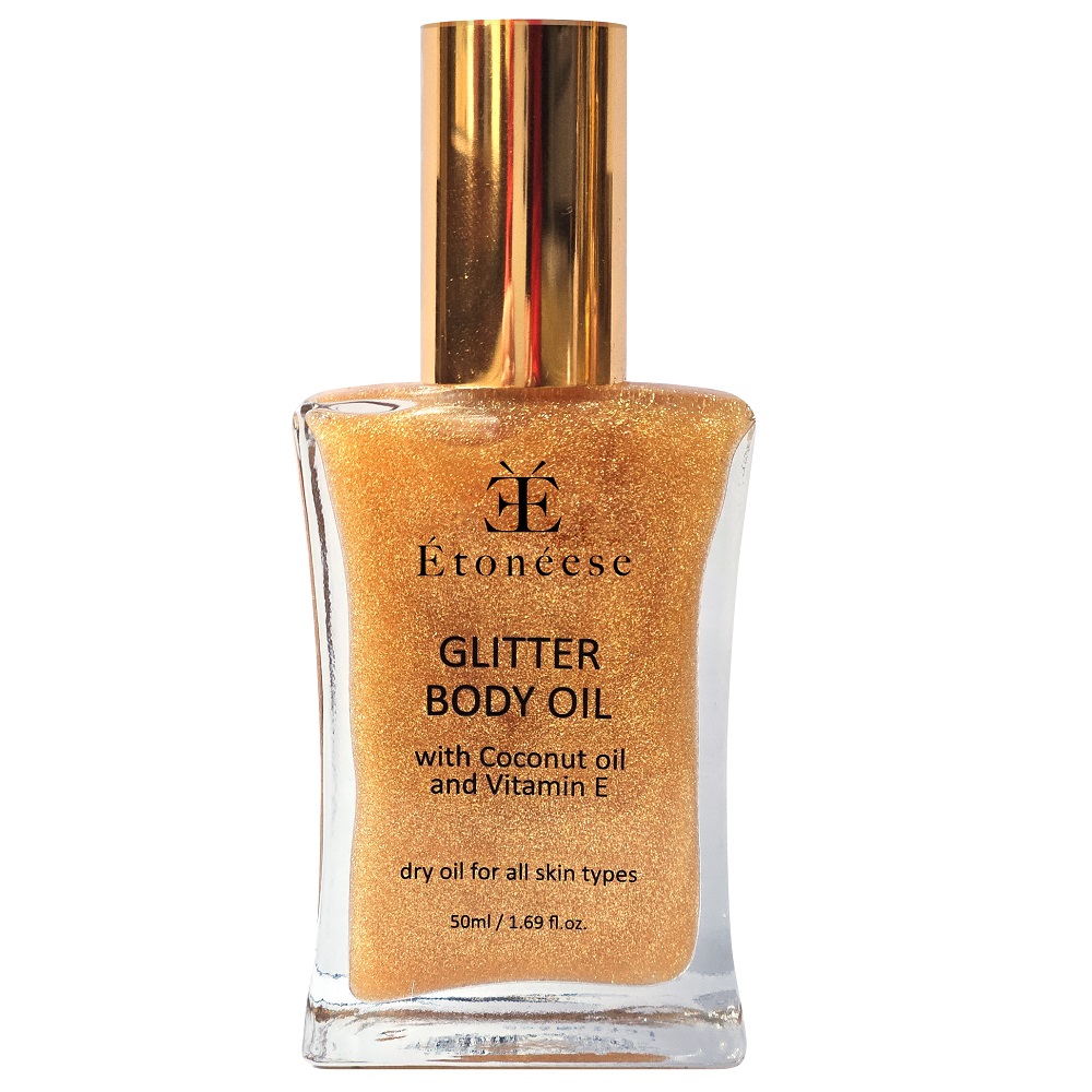 21517911728367831 Suchy olejek do ciała ze złotymi drobinkami Gold 50ml - obrazek 1
