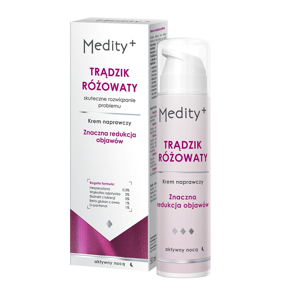 21529391757425444 Trądzik Różowaty krem naprawczy na noc 50ml - obrazek 1