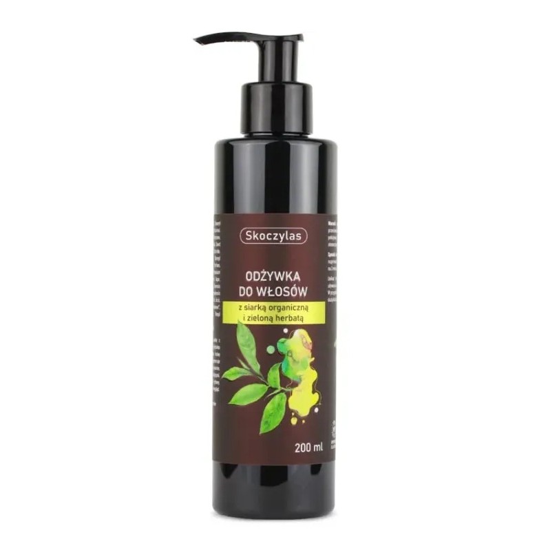 21555021767354130 Odżywka do włosów z siarką organiczną i zieloną herbatą 200ml - obrazek 1
