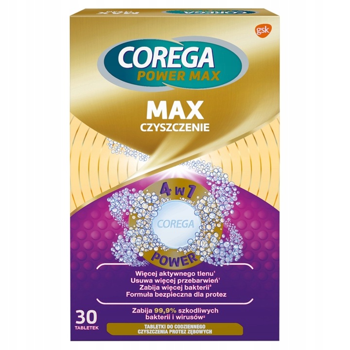 21562681692688341 Max Czyszczenie tabletki do czyszczenia protez zębowych 30szt - obrazek 1