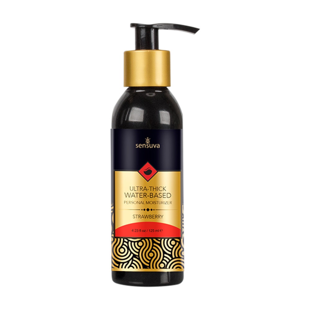 21568021713255947 Ultra Thick Water Based Personal Moisturizer gęsty krem-lubrykant na bazie wody Strawberry 125ml - obrazek 1