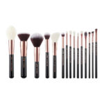 Essential Makeup Brush zestaw pędzli do makijażu Black 15szt.