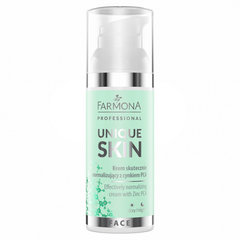 21621951691477674 Unique Skin krem skutecznie normalizujący z cynkiem PCA 50ml - obrazek 1