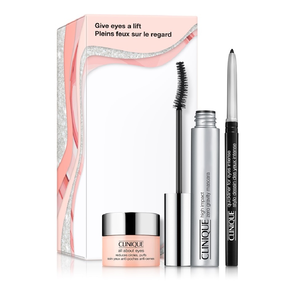 21789571700818860 Give Eyes A Lift zestaw High Impact Zero Gravity™ Mascara 8ml + Quickliner™ For Eyes Intense Black 0.14g + All About Eyes™ 5ml - obrazek 1