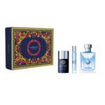 Pour Homme zestaw woda toaletowa spray 100ml + woda toaletowa spray 10ml + dezodorant sztyft 75ml