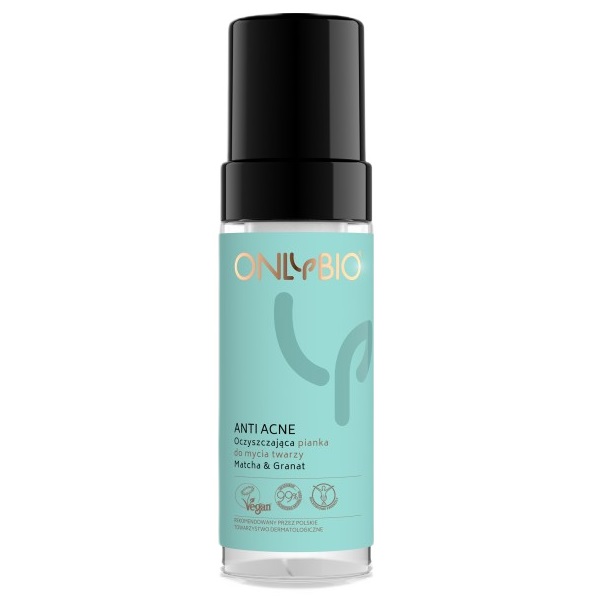 2181551707992411 Anti Acne oczyszczająca pianka do mycia twarzy Matcha & Granat 150ml - obrazek 1