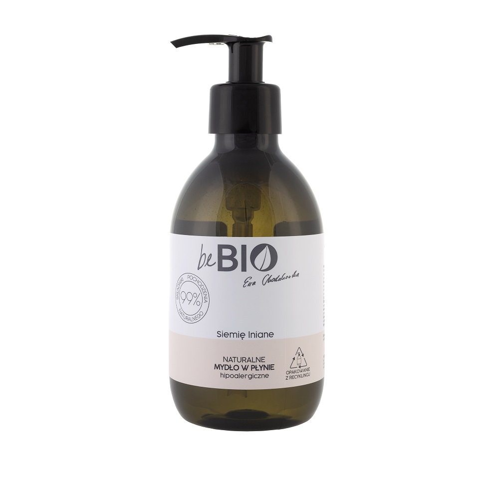21858231644905397 Naturalne mydło w płynie Siemię Lniane 300ml - obrazek 1