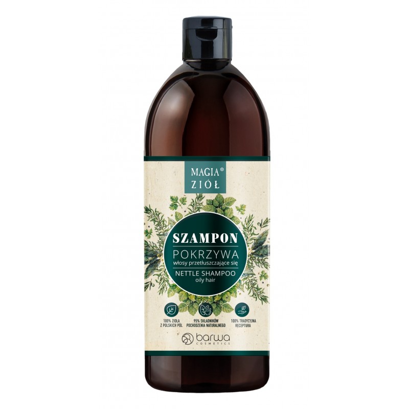 21957141658743295 Magia Ziół Pokrzywa szampon do włosów 450ml - obrazek 1