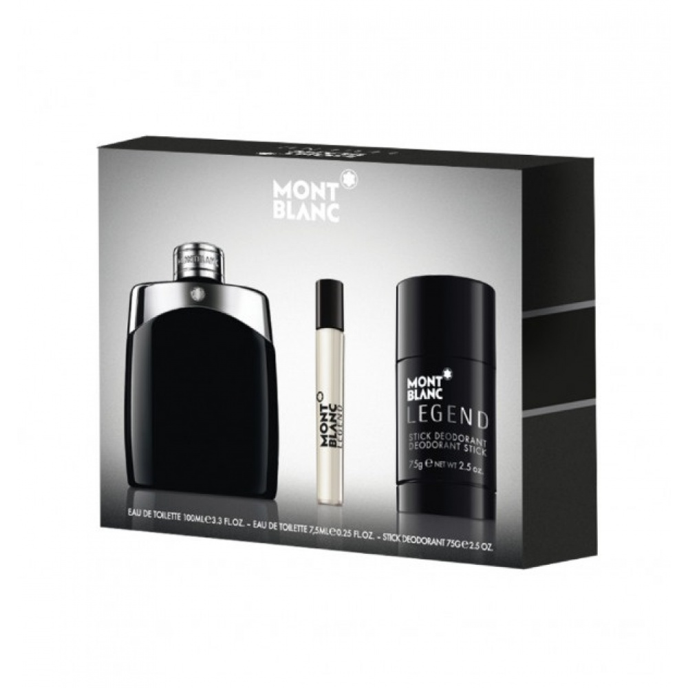 21984801637149240 Legend zestaw woda toaletowa spray 100ml + woda toaletowa 7.5ml + dezodorant sztyft 75ml - obrazek 1
