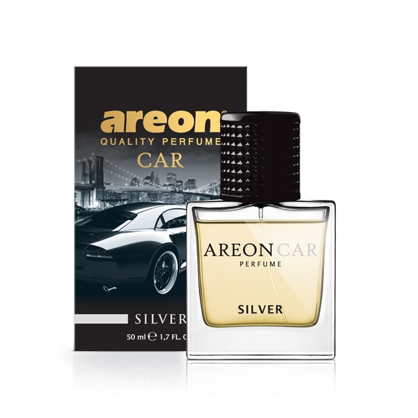 22034071597315417 Car Perfume Glass perfumy do samochodu Silver 50ml - obrazek 1