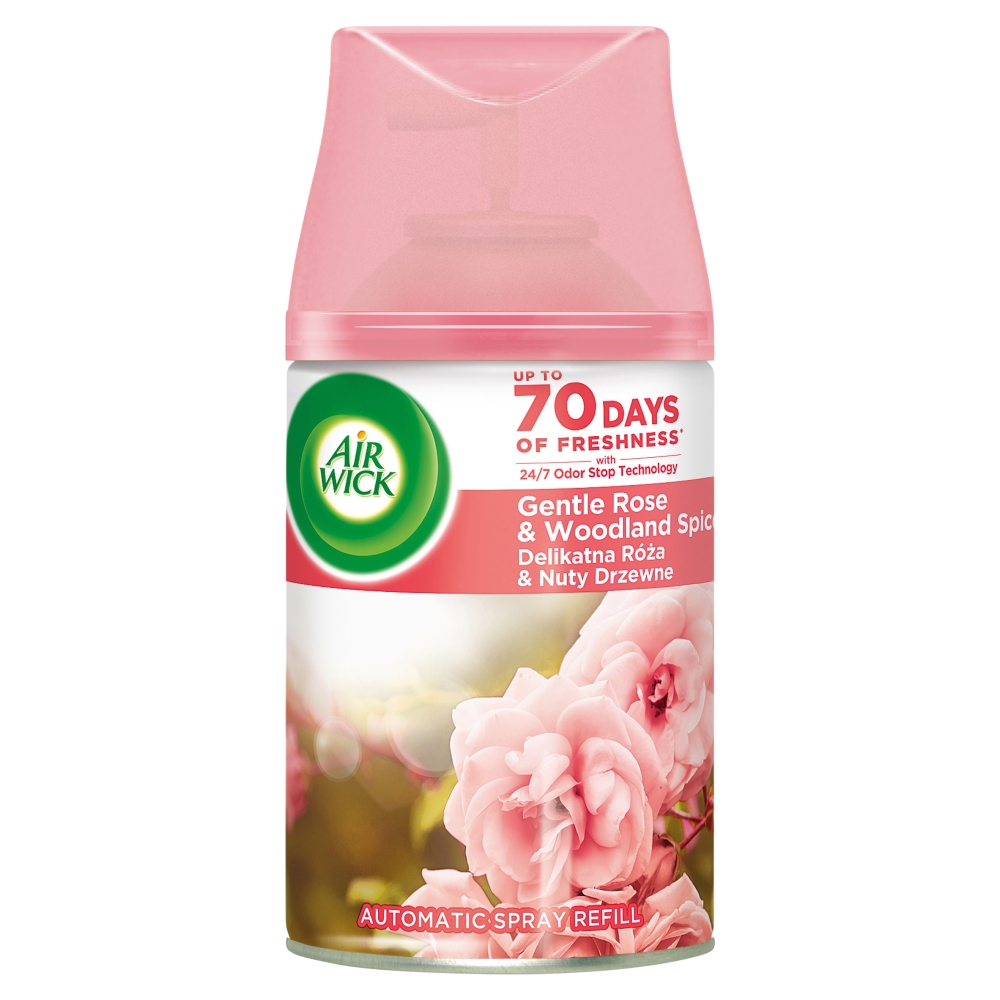 22201961648453665 Freshmatic wkład do automatycznego odświeżacza powietrza Delikatna Róża & Nuty Drzewne 250ml - obrazek 1
