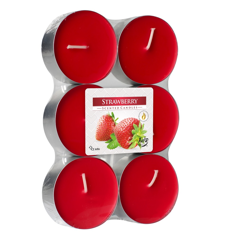 22435451699008588 Podgrzewacze zapachowe maxi Strawberry 6szt. - obrazek 1