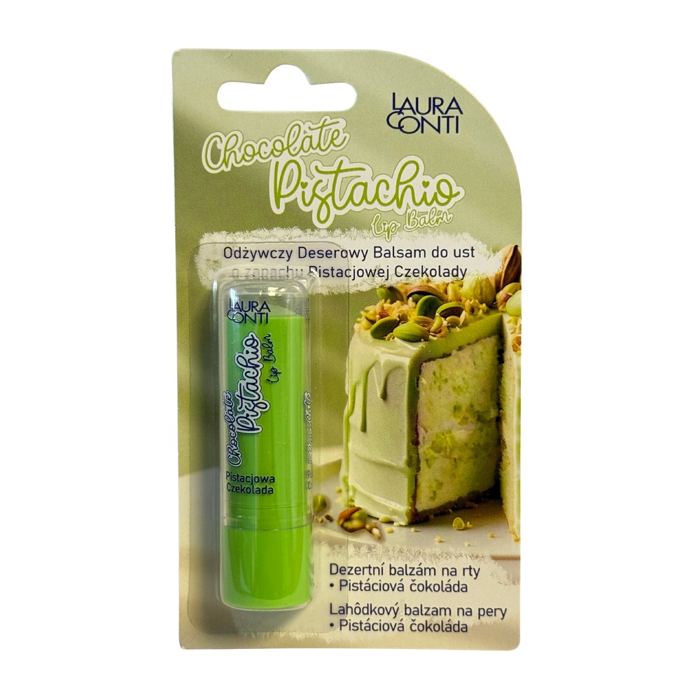 22535191758878291 Odżywczy deserowy balsam do ust Pistacjowa Czekolada 4.8g - obrazek 1