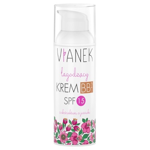 22537371658328938 Łagodzący krem do twarzy BB z filtrem SPF15 Ciemny 50ml - obrazek 1