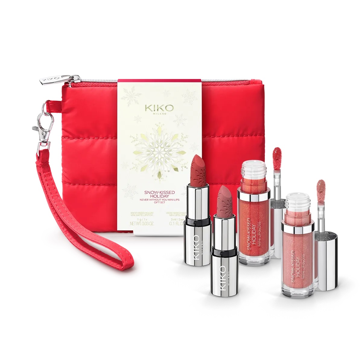 22567351760009534 Snow-Kissed Holiday Never Without You Mini Lips Gift Set zestaw upominkowy do makijażu ust - obrazek 1