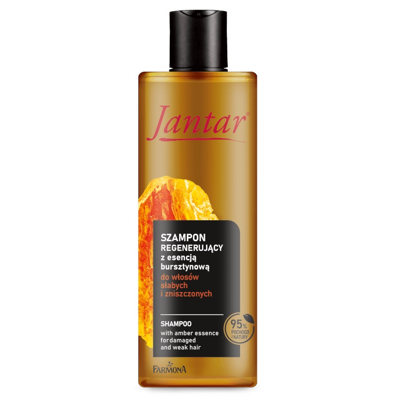 2257061715010560 Jantar szampon regenerujący do włosów słabych i zniszczonych 300ml - obrazek 1