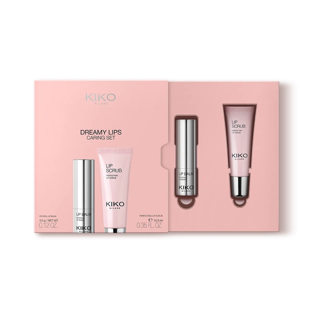 22635651762193063 Dreamy Lips Caring Set zestaw do pielęgnacji ust: połyskujący balsam i peeling - obrazek 1