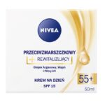 Przeciwzmarszczkowy + Rewitalizujący krem na dzień SPF15 55+ 50ml