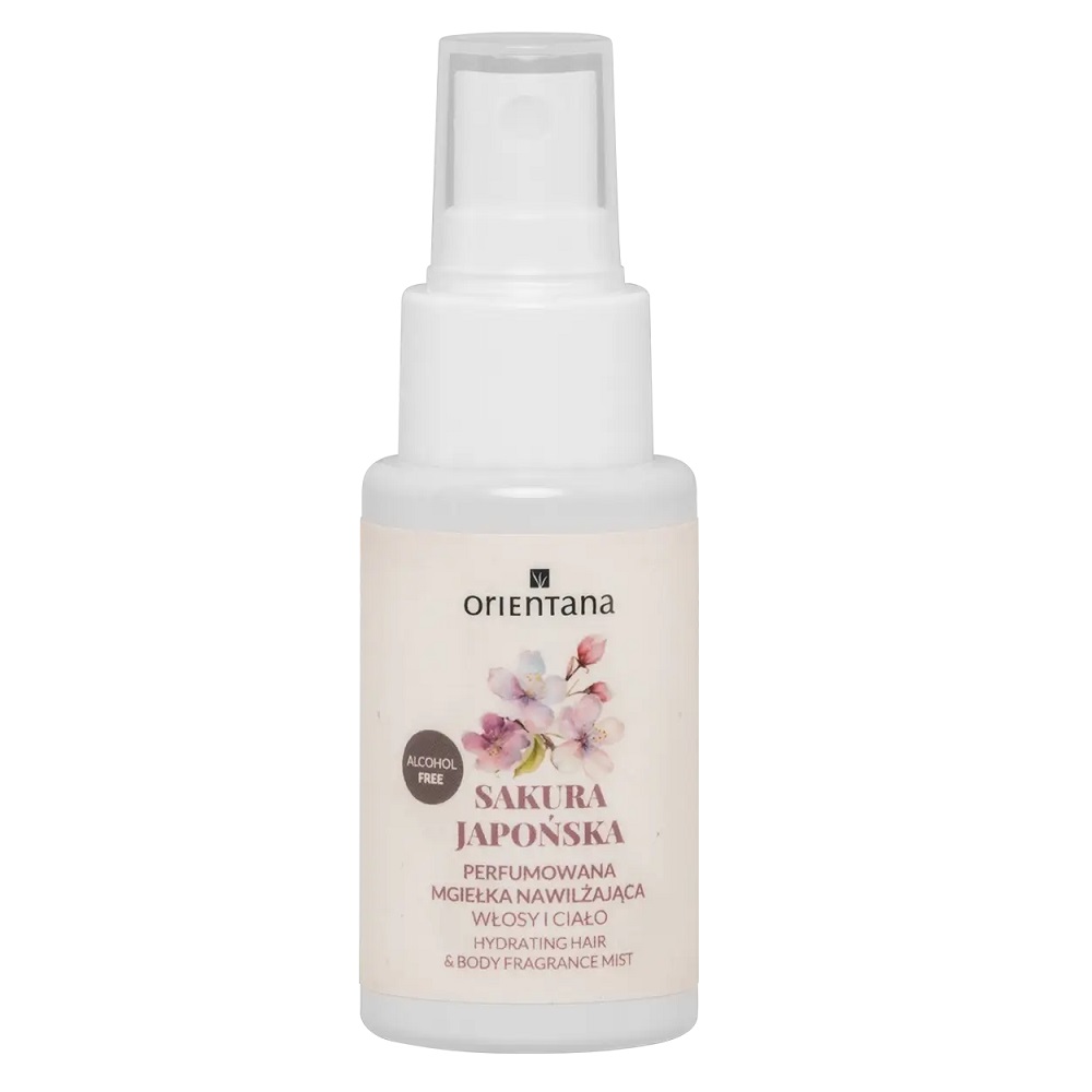 2275321753779978 Perfumowana mgiełka nawilżająca do ciała i włosów Sakura Japońska 50ml - obrazek 1