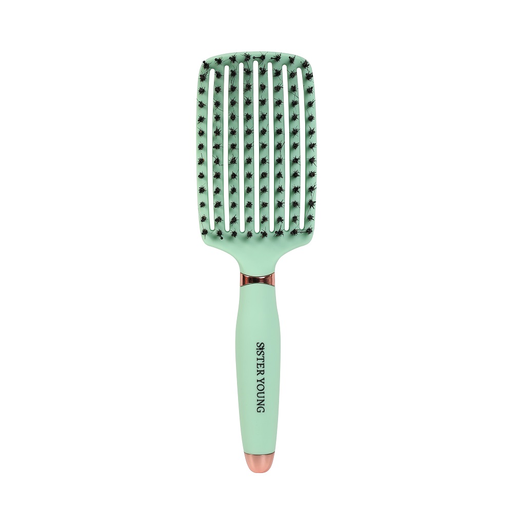 22842131756789040 Ovia Hair Brush szczotka do włosów z włosiem dzika Fresh Mint - obrazek 1