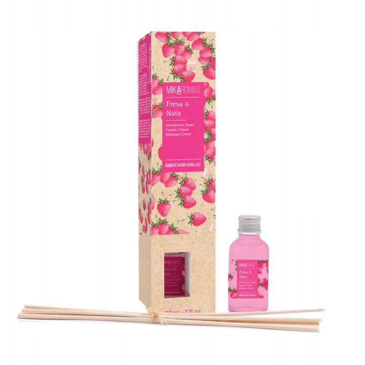 22935761701778783 Patyczki zapachowe Truskawka ze Śmietaną 30ml - obrazek 1