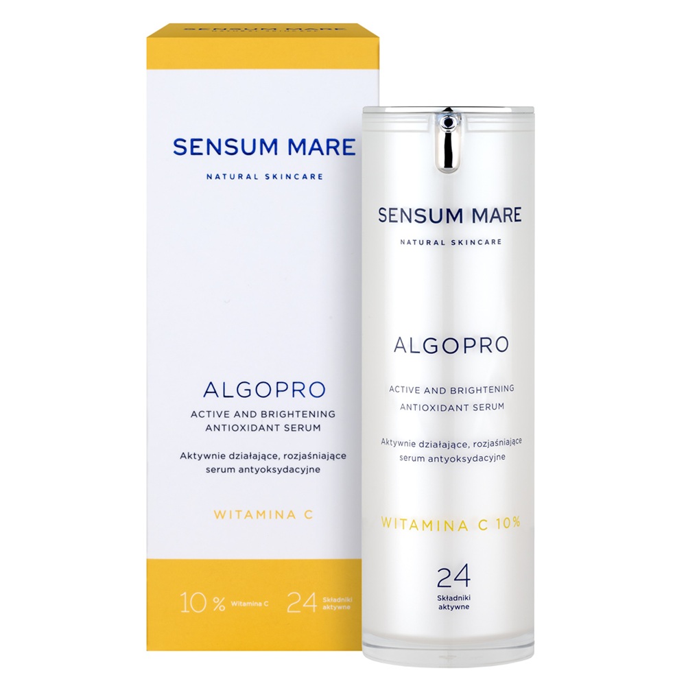 22956171756467547 Algopro aktywnie działające rozjaśniające serum antyoksydacyjne z 10% witaminą C 30ml - obrazek 1