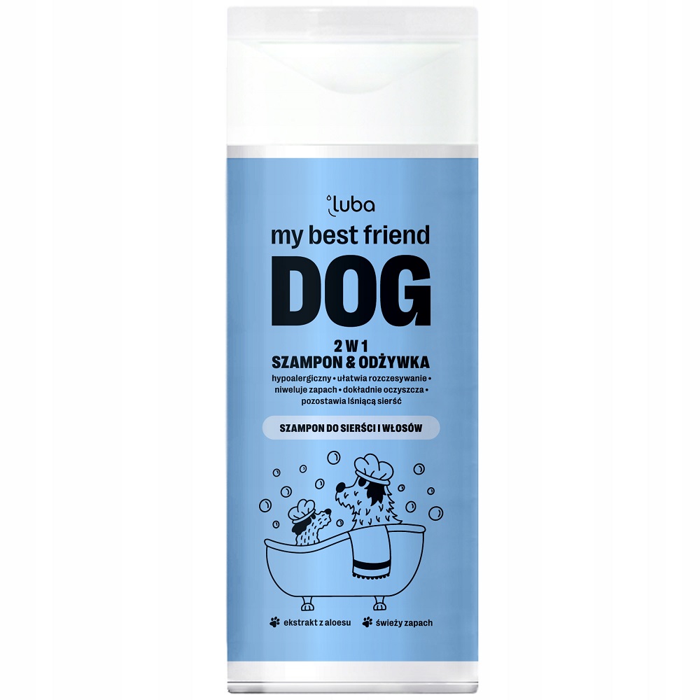 23074911708342889 my best friend DOG szampon i odżywka 2w1 dla psów 200ml - obrazek 1