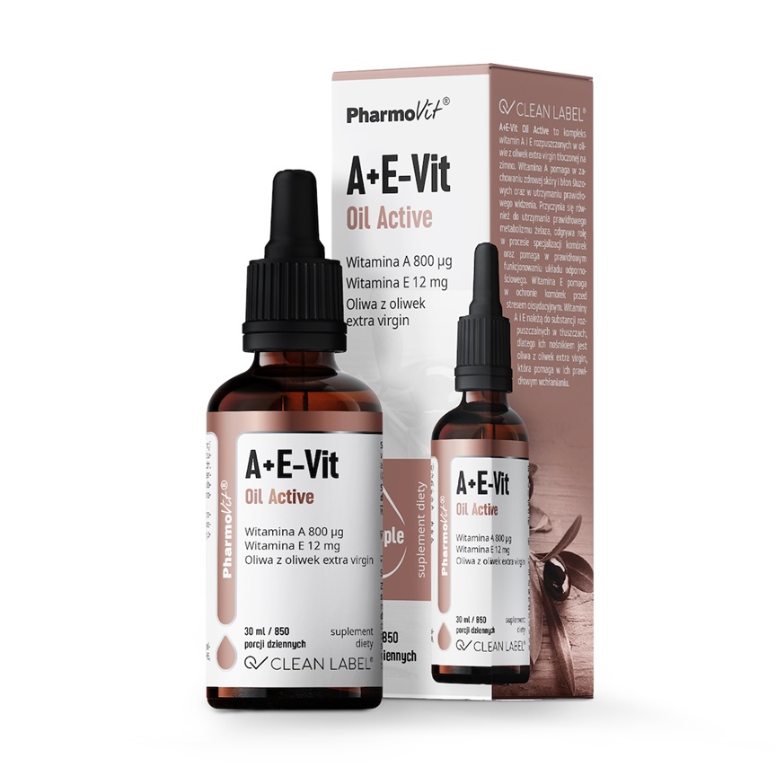 2310031746020008 A+E-Vit Oil Active suplement diety w kroplach 30ml - obrazek 1