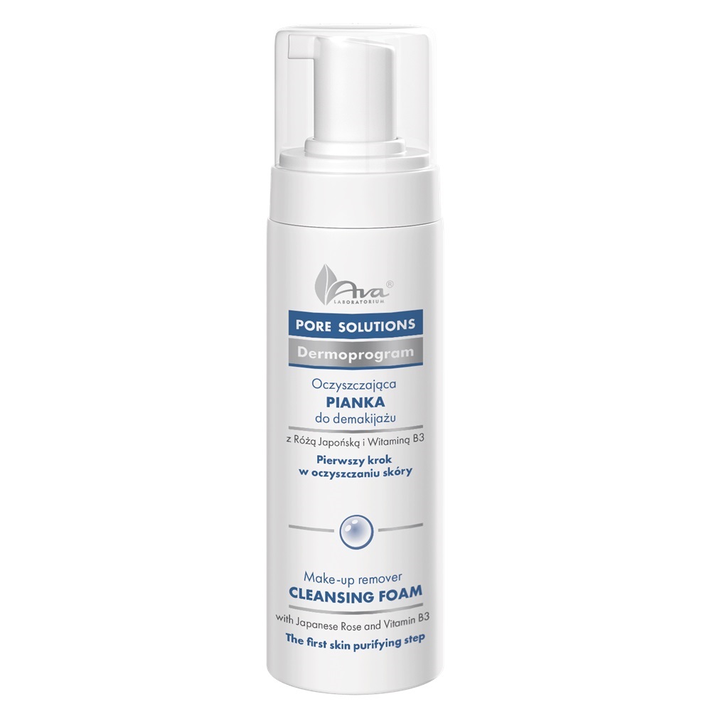 23152711725363139 Pore Solutions oczyszczająca pianka do demakijażu z różą japońską i witaminą B3 150ml - obrazek 1