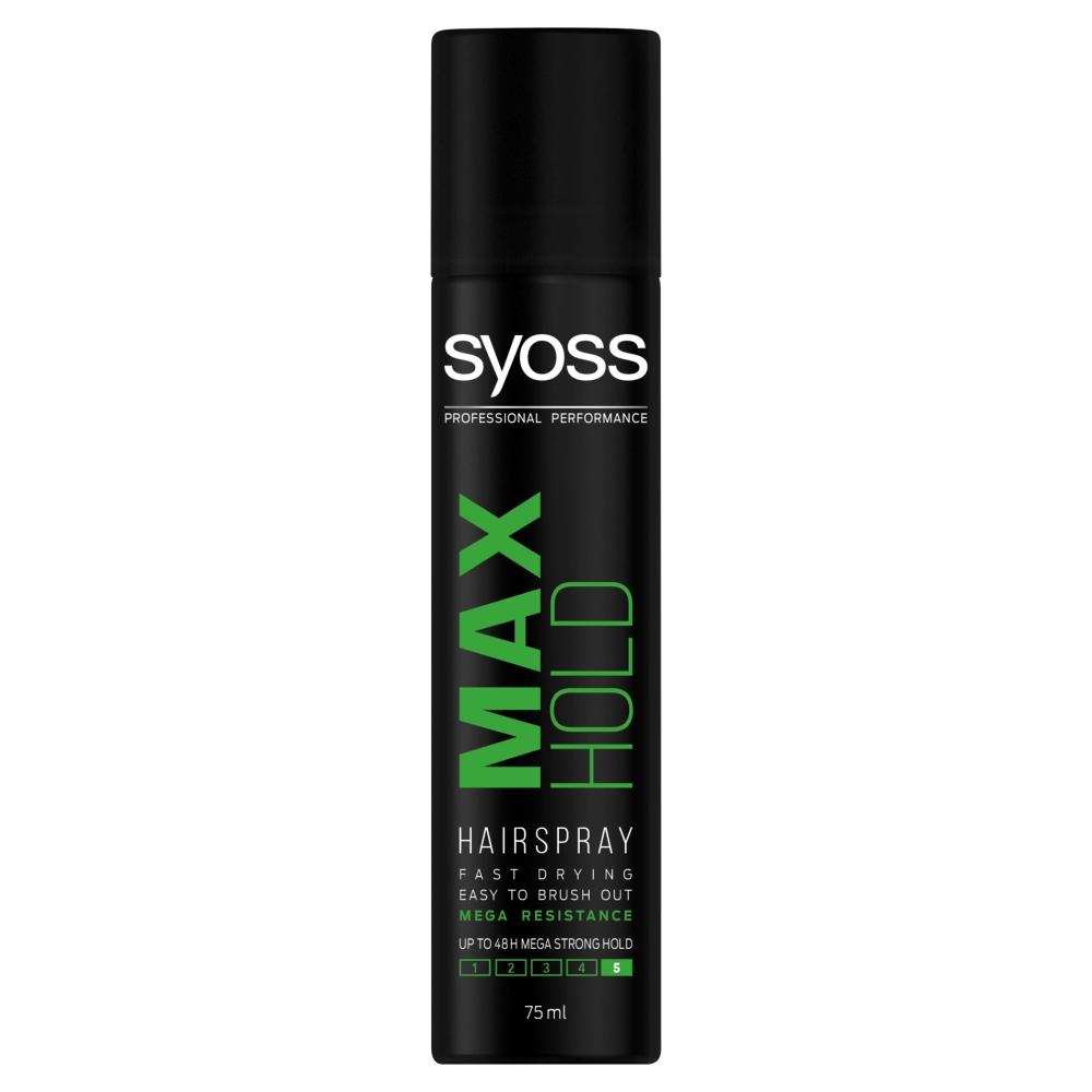 23182511769412490 Max Hold lakier do włosów odporny na warunki zewnętrzne megamocny 75ml - obrazek 1