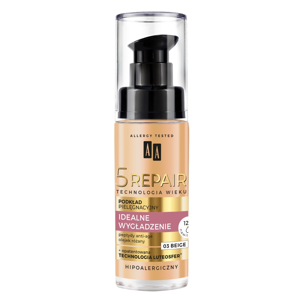 23235291675773712 Technologia Wieku 5 Repair podkład pielęgnacyjny idealne wygładzanie 03 Beige 30ml - obrazek 1
