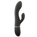 Glam Rabbit wibrator typu króliczek ze stymulatorem łechtaczki Black