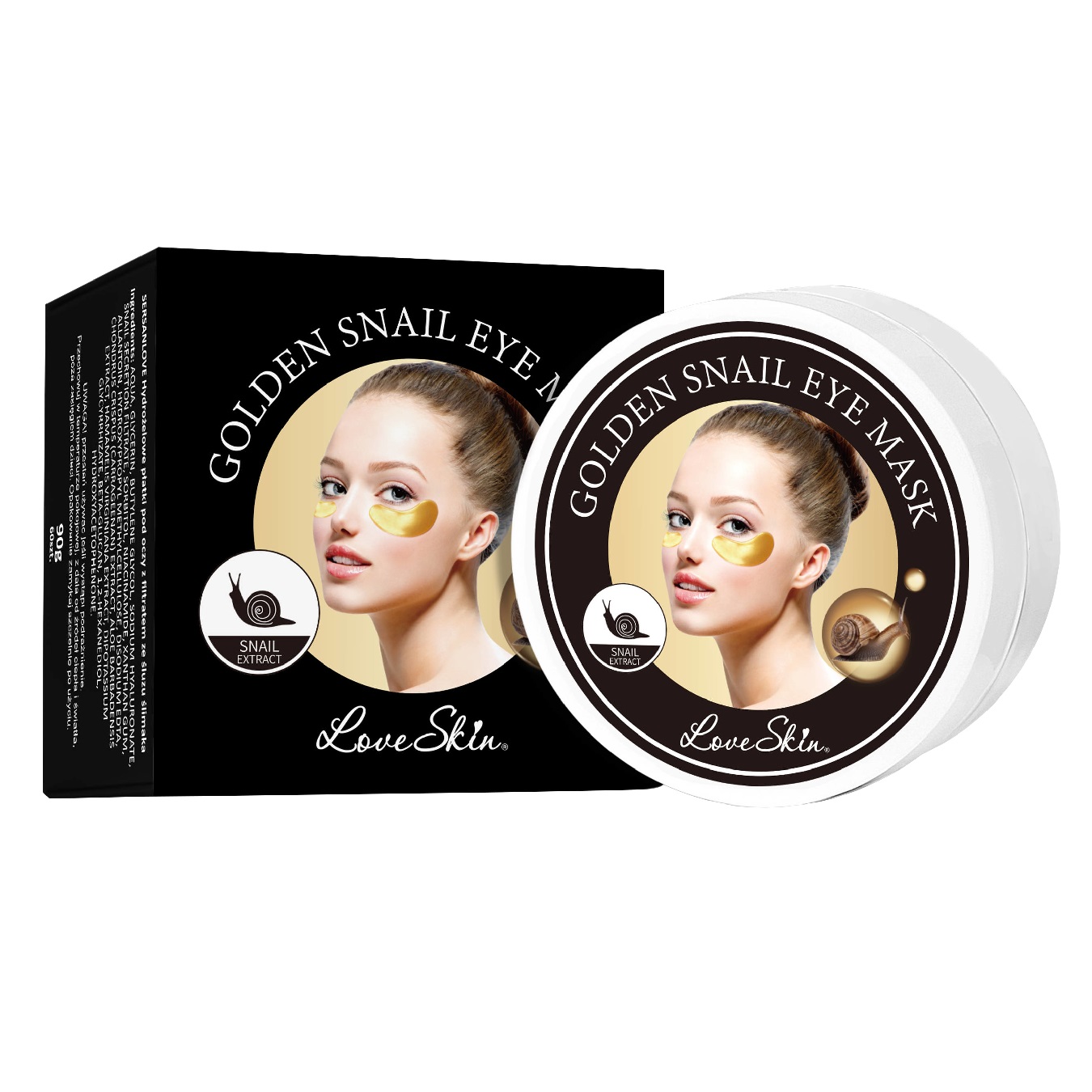 23372081688029876 Golden Snail hydrożelowe płatki pod oczy anti-aging 60szt. - obrazek 1