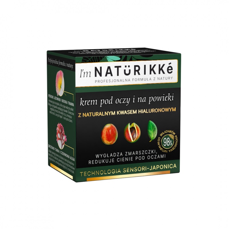 23391561660825160 Profesjonalna Formuła Z Natury krem pod oczy i na powieki naturalnym kwasem hialuronowym 15ml - obrazek 1