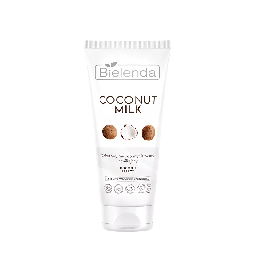 23453661674743662 Coconut Milk Cocoon Effect kokosowy mus do mycia twarzy nawilżający 135g - obrazek 1