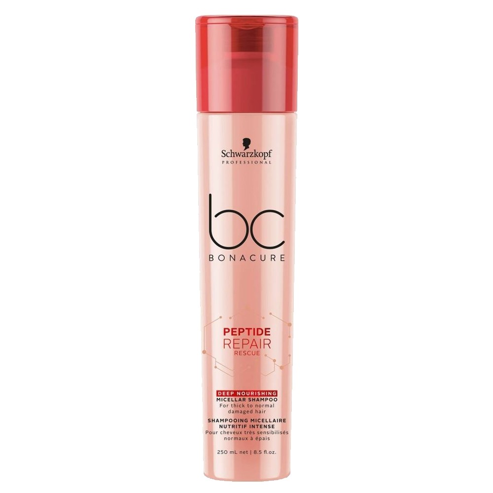 23590261657717796 BC Bonacure Peptide Repair Rescue Shampoo regenerujący szampon do włosów zniszczonych 250ml - obrazek 1