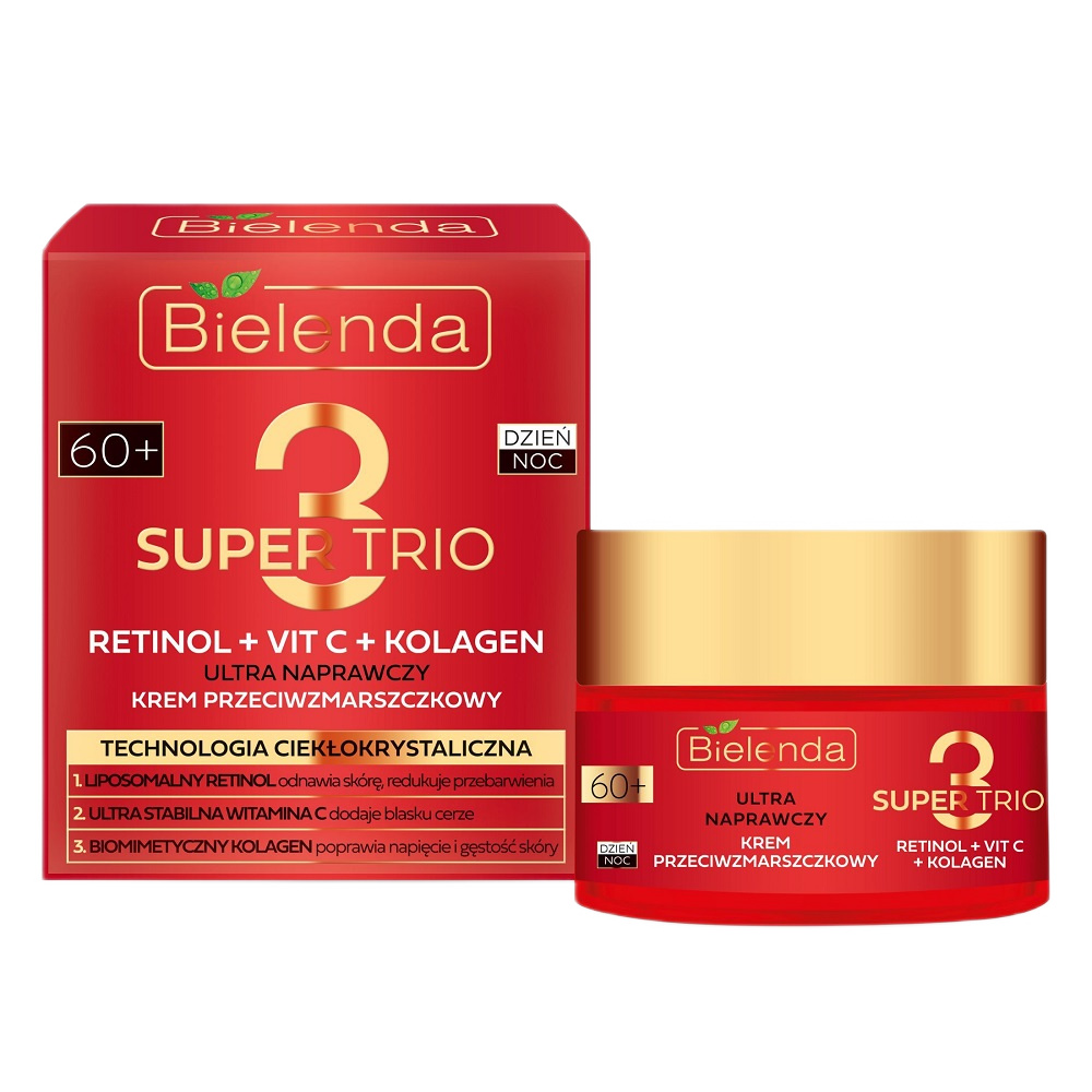 23692811728552605 Super Trio ultra naprawczy krem przeciwzmarszczkowy 60+ 50ml - obrazek 1