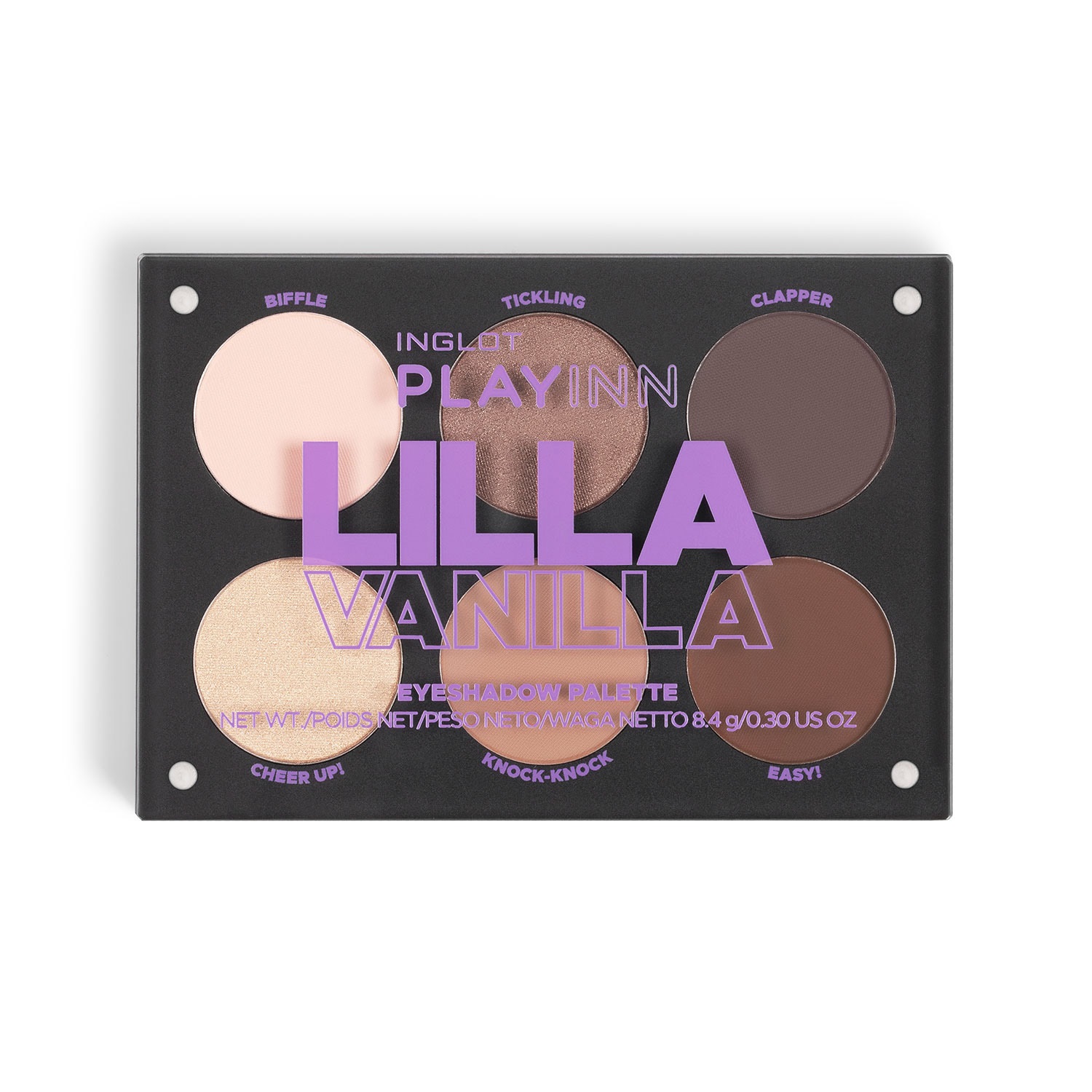 23794281689769929 Playinn Eyeshadow Palette paleta cieni do powiek Lilla Vanilla 8.4g - obrazek 1