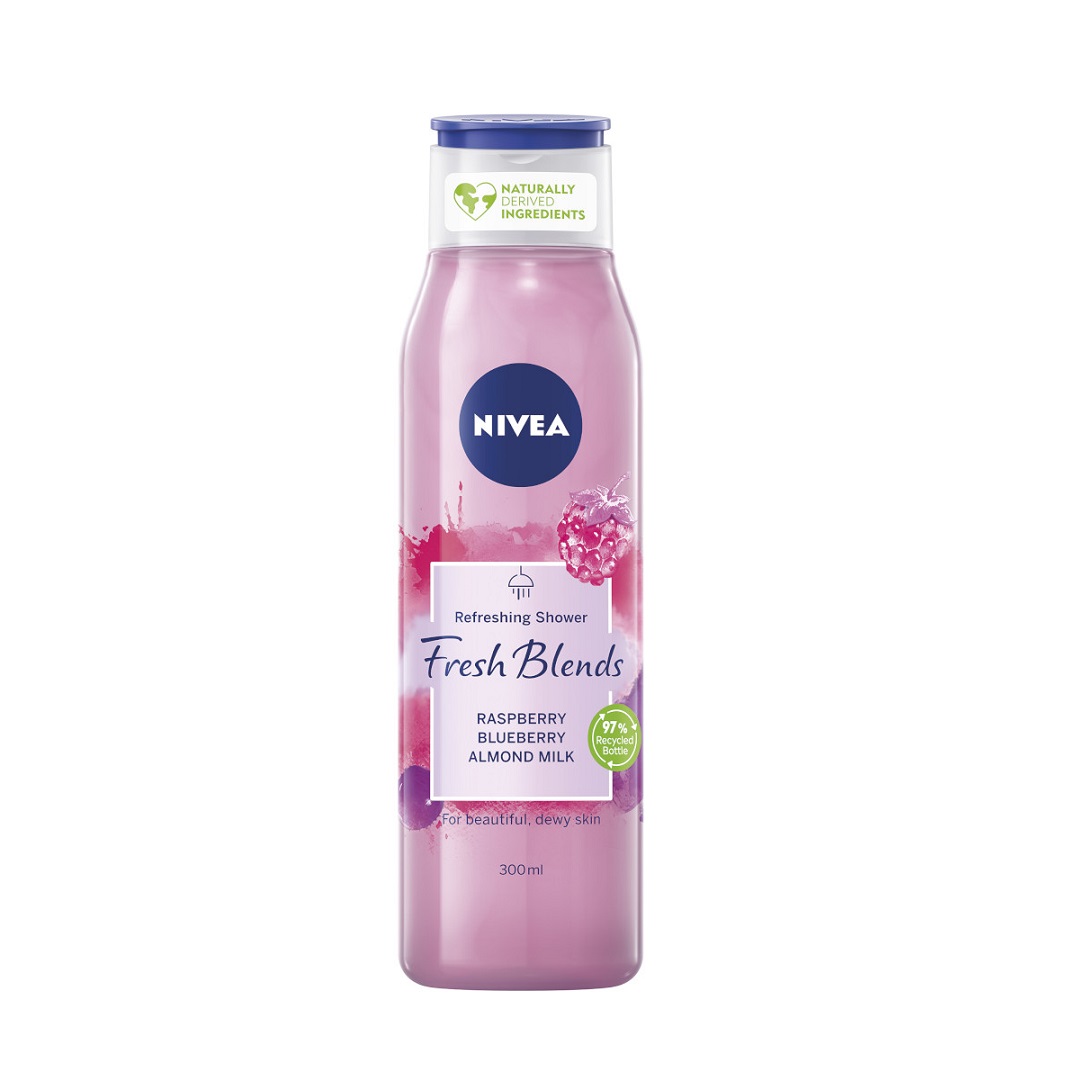 23800871652337092 Fresh Blends odświeżający żel pod prysznic Malina i Borówka 300ml - obrazek 1