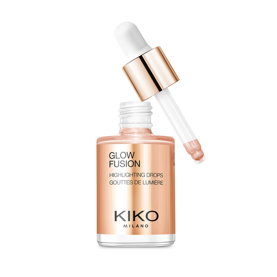 KM000000077002B Glow Fusion Highlighting Drops metaliczny rozświetlacz do twarzy w płynie 02 Sweet Dreams 9.5ml - obrazek 1
