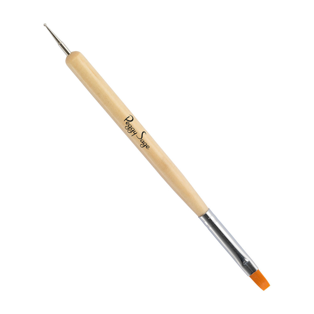 23931071754913658 2-in-1 Brush pędzel i sonda do zdobień marmurkowych 2w1 - obrazek 1