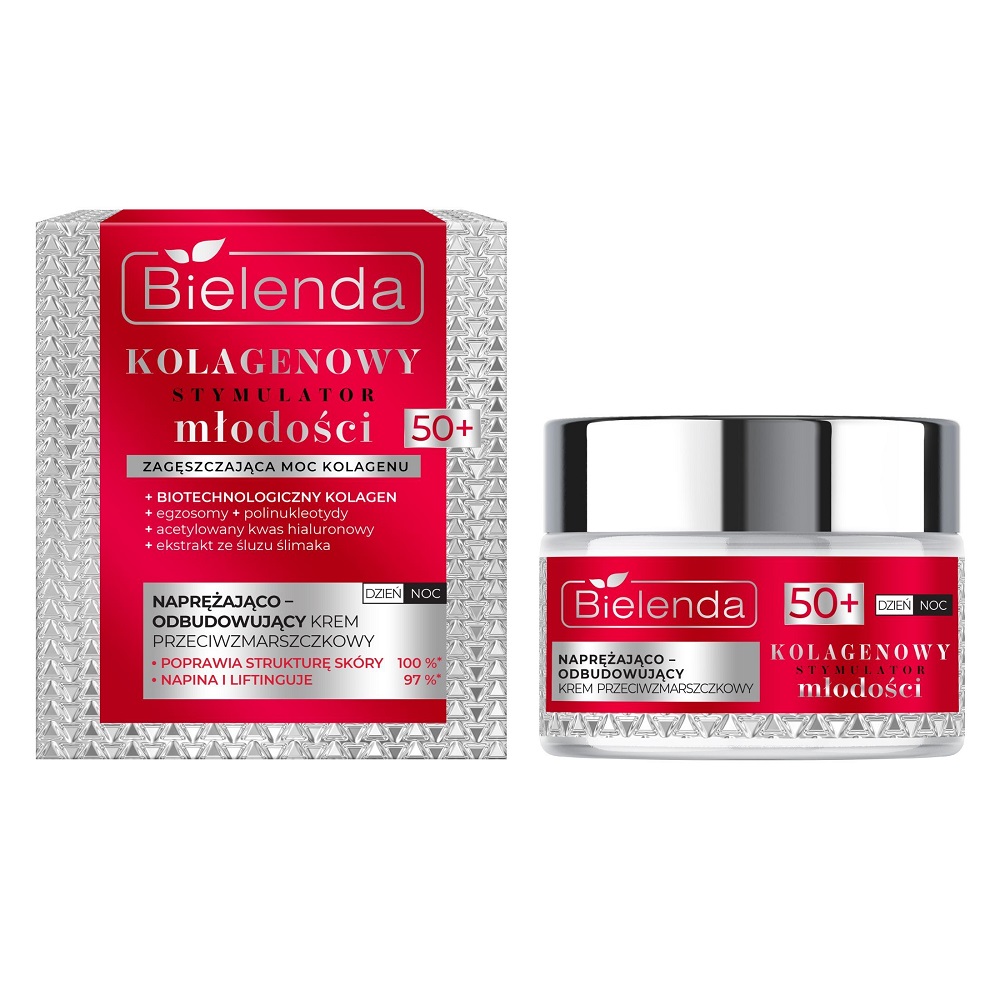 239561741766184 Kolagenowy Stymulator Młodości naprężająco-odbudowujący krem przeciwzmarszczkowy 50+ 50ml - obrazek 1