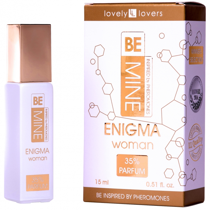24075971626074788 BeMine Enigma Woman perfumy z feromonami zapachowymi spray 15ml - obrazek 1